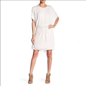 All Saints - Aria Dress -Oyster White Soft Stretch